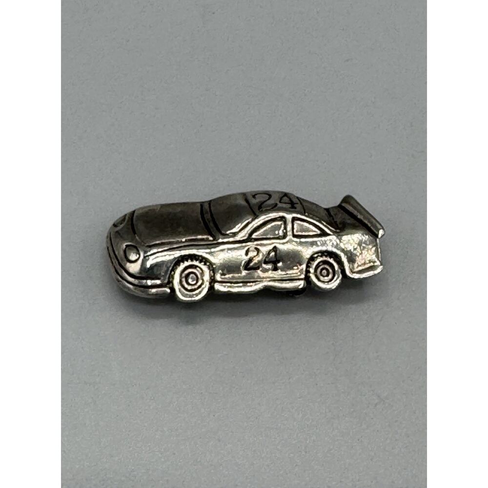 Race Car W/ Number 24 Shaped Lapel Pin